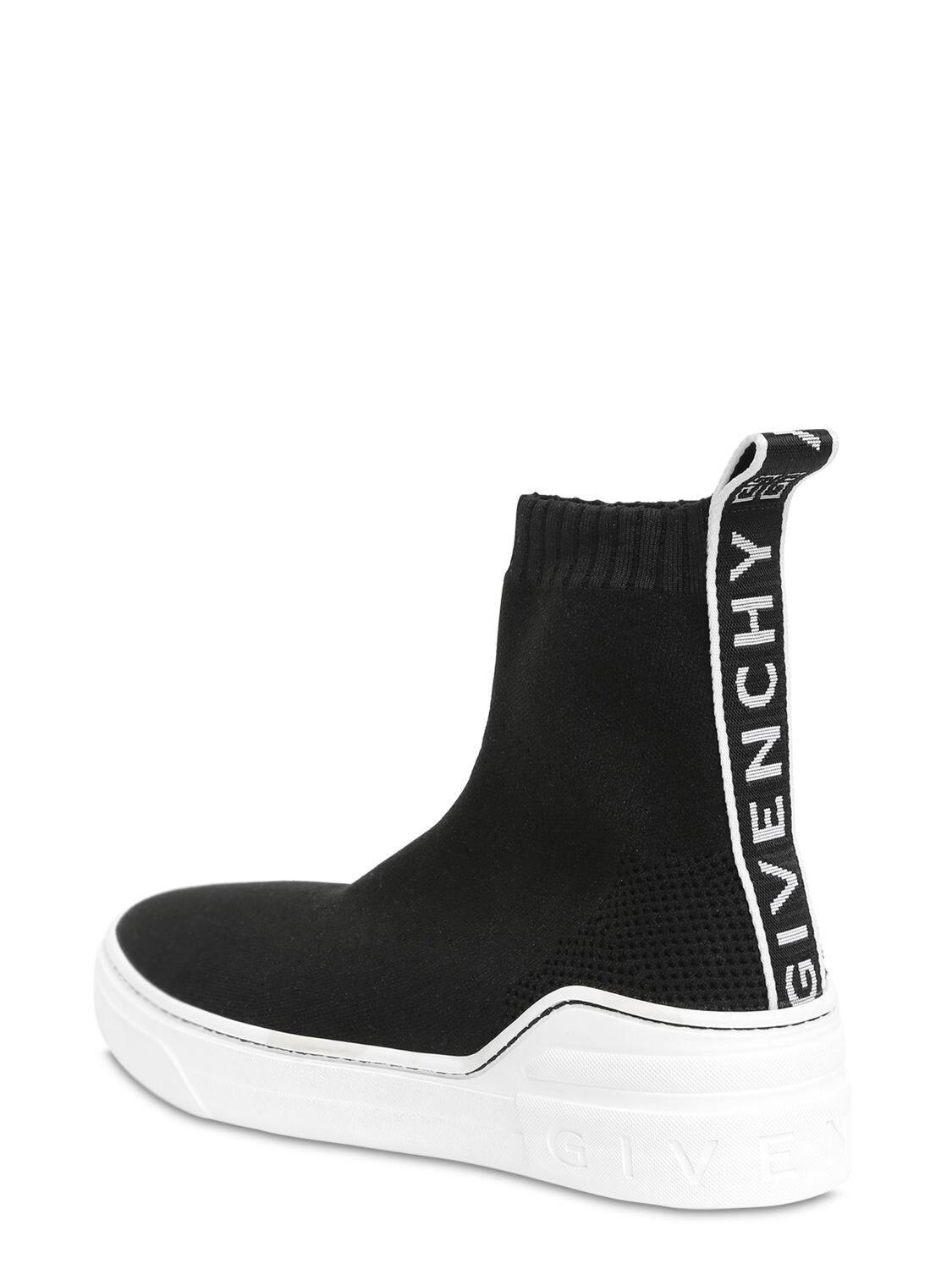 givenchy george v knit sneakers
