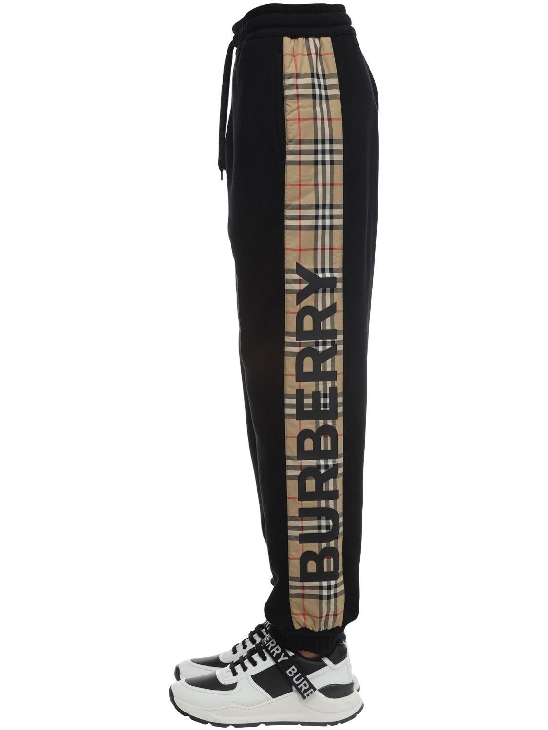burberry sweatpants black