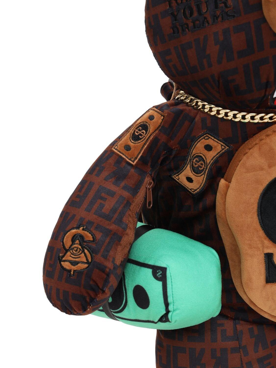 Sprayground Brown money bear🧸 Backpack Limited Edition Sold Out Everywhere
