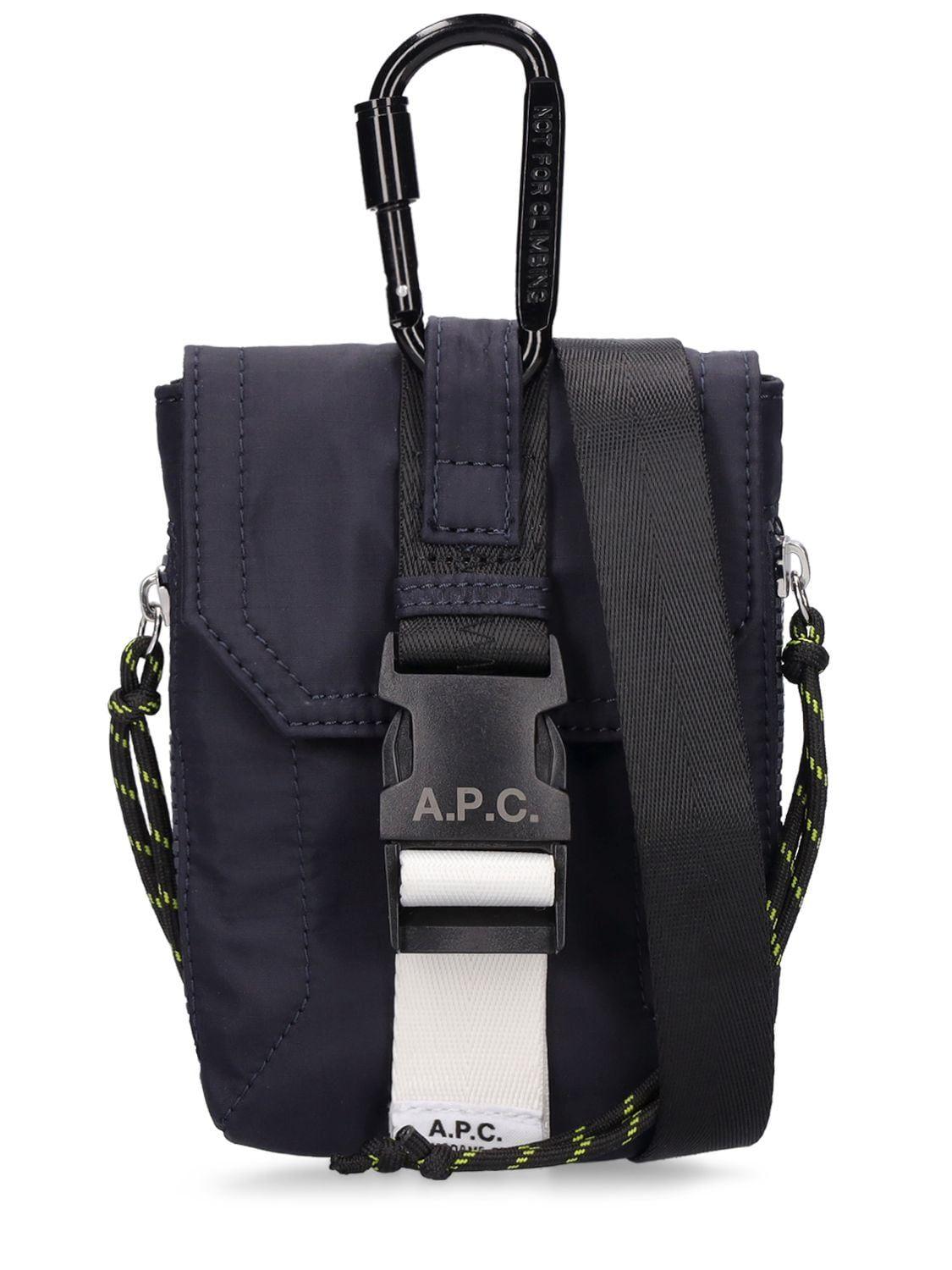A.P.C. Nylon Crossbody Bag in Blue for Men Lyst