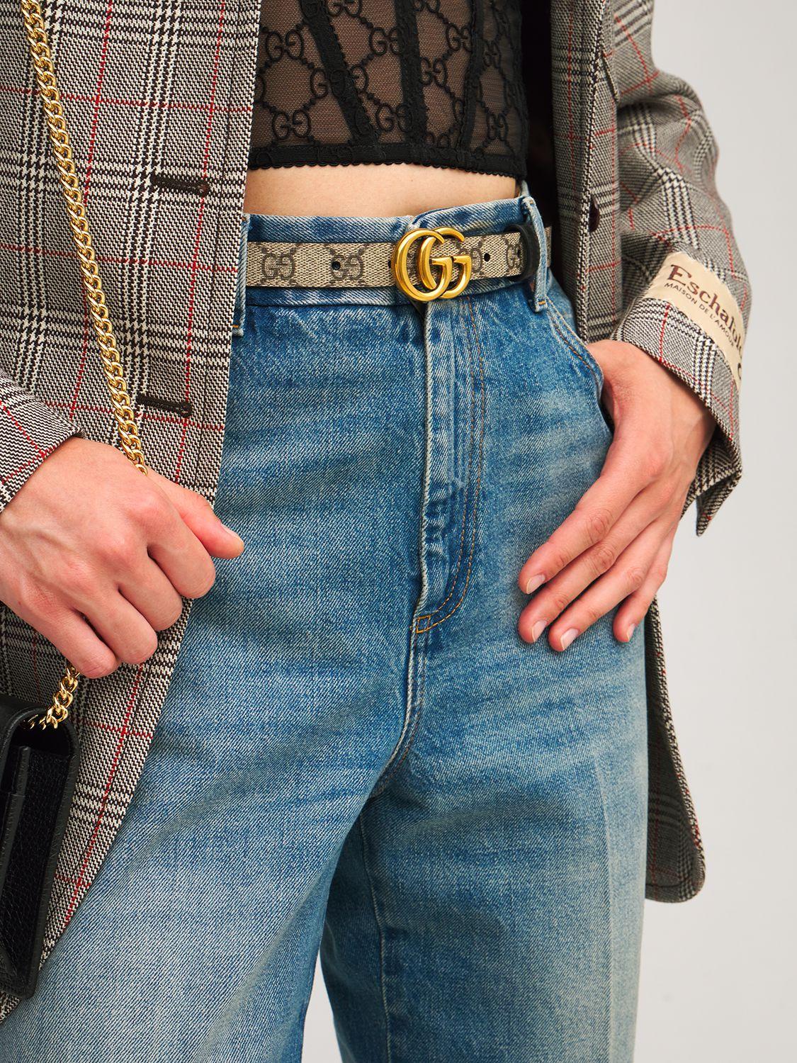 Gg marmont sales reversible leather belt
