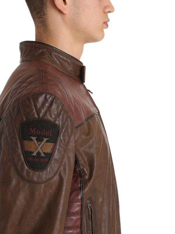 Matchless Model X Reloaded Leather Jacket in Brown for Men - Lyst