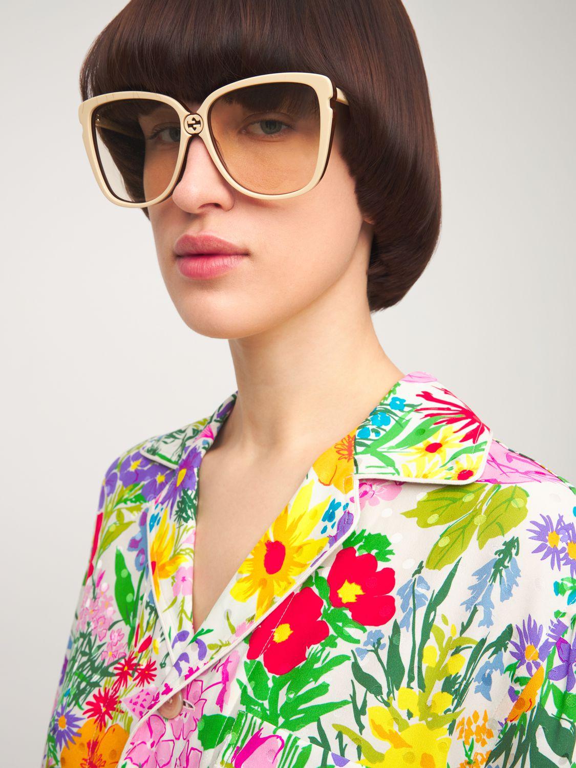 gucci butterfly glasses
