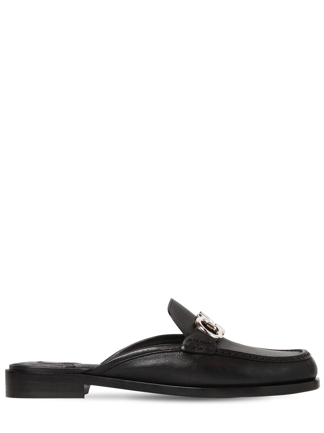 【関税&送料込】Ferragamo Giulye Patent Leather Mule Giulye patent leather mule FERRAGAMO - Nugnes1920