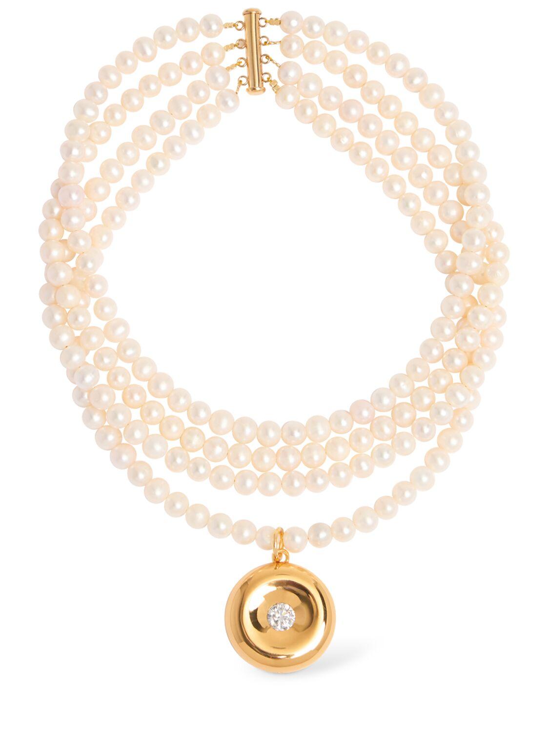 Timeless pearly necklace discount