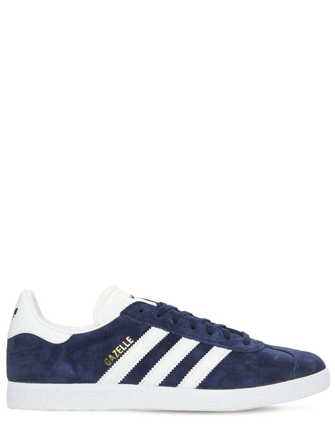 adidas navy suede gazelle