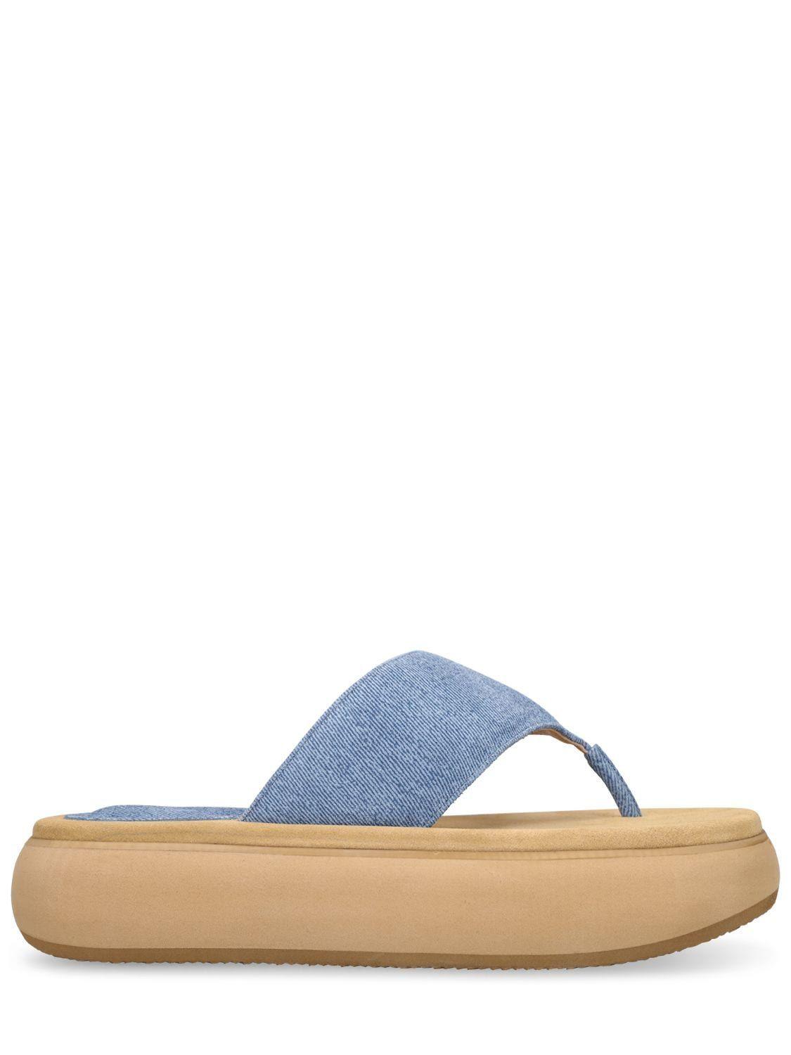 OSOI 40mm Boat Sandals in Blue Lyst