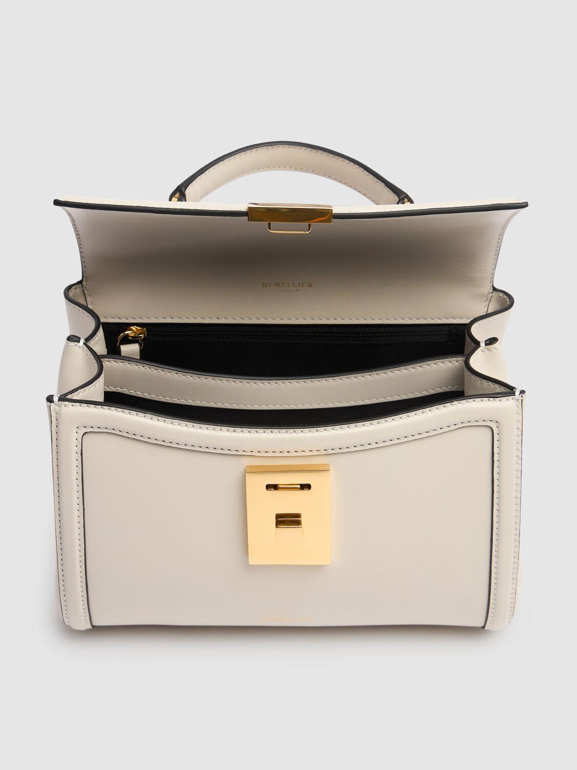 DeMellier Paris スムースレザートップハンドルバッグ