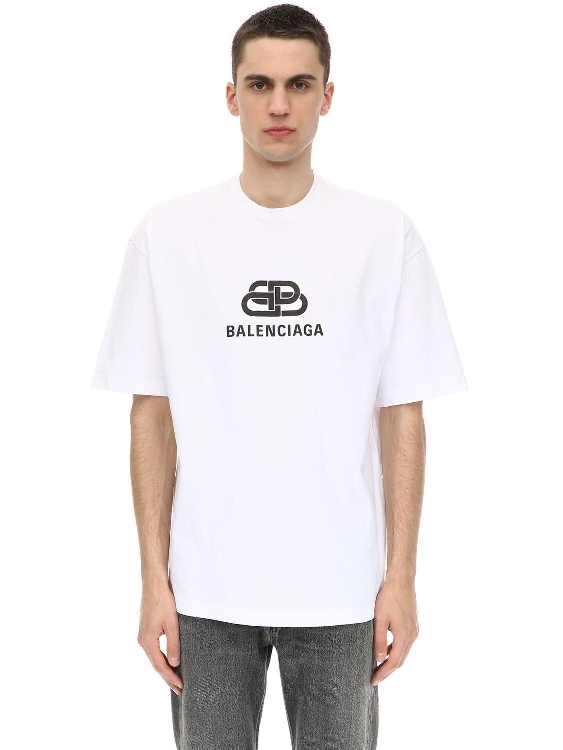 White BB Cotton T-Shirt