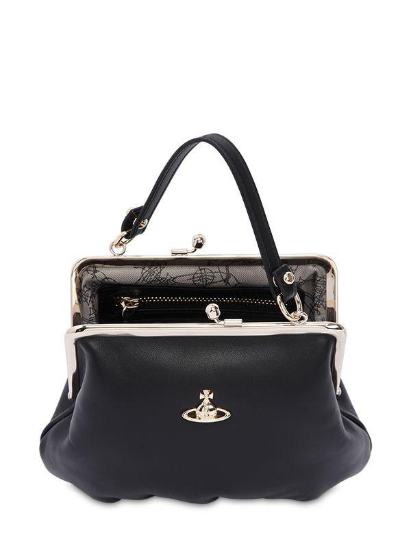 Vivienne Westwood Nappa Leather Shoulder Bag in Black Lyst