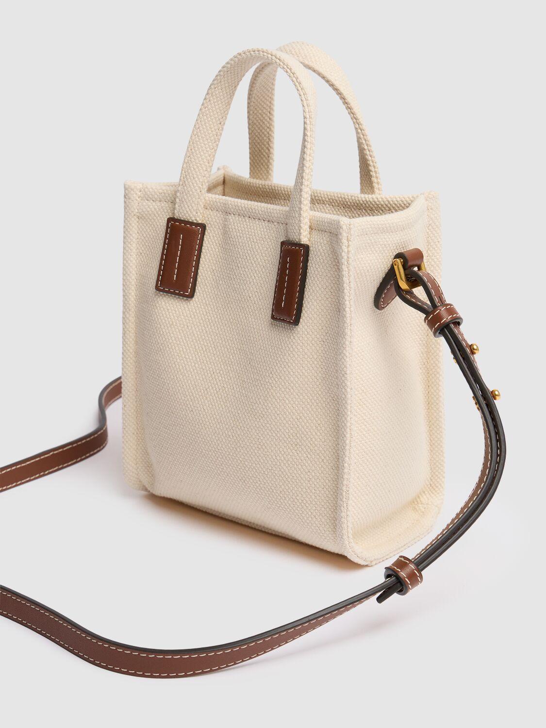 【送料&関税込】Bally Small Akelei Tote Bag Bally Mini Akelai Canvas Tote Bag | Neutrals | FARFETCH