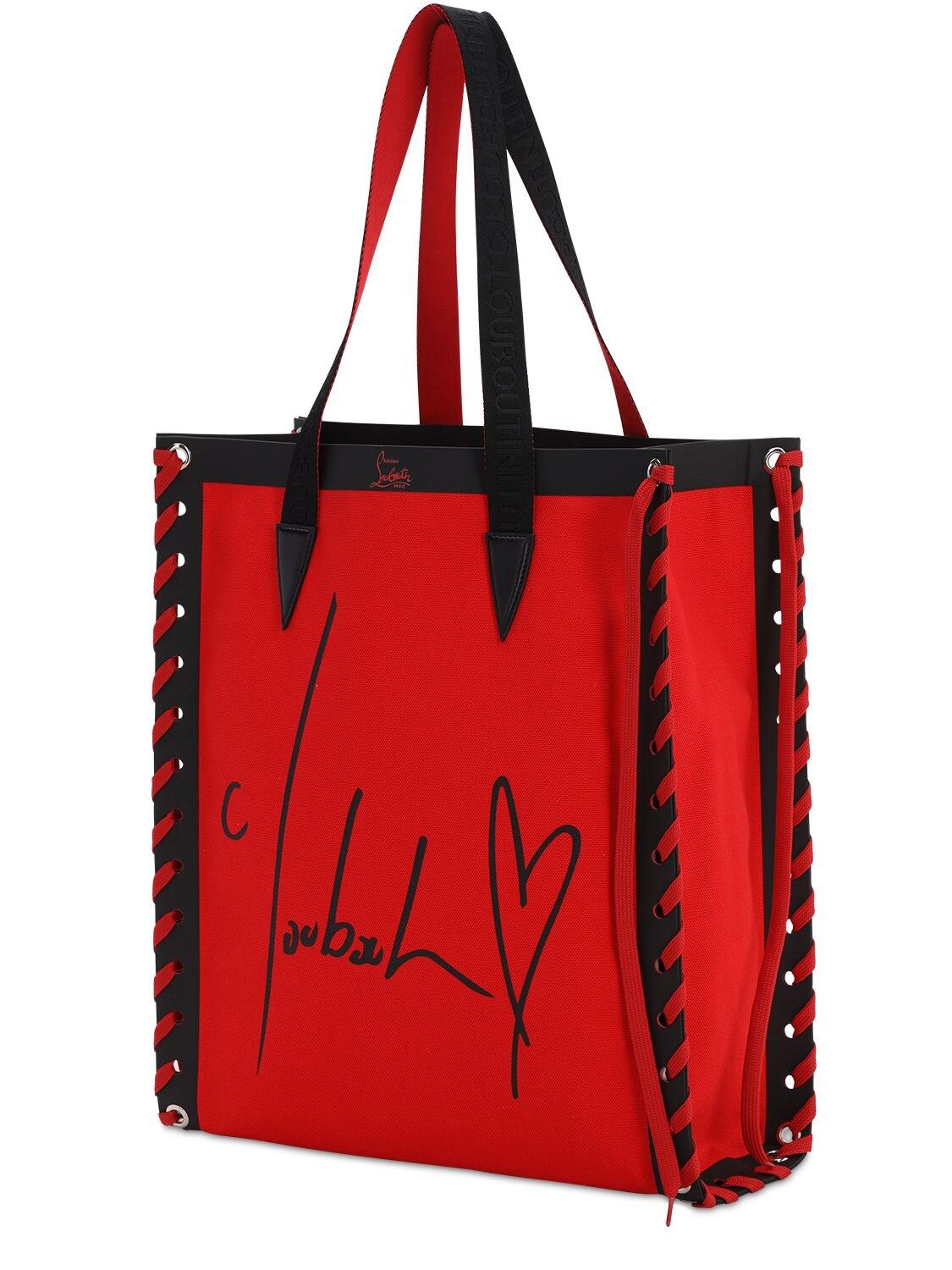 Christian Louboutin Cabalace Small Tote Bag in Red | Lyst