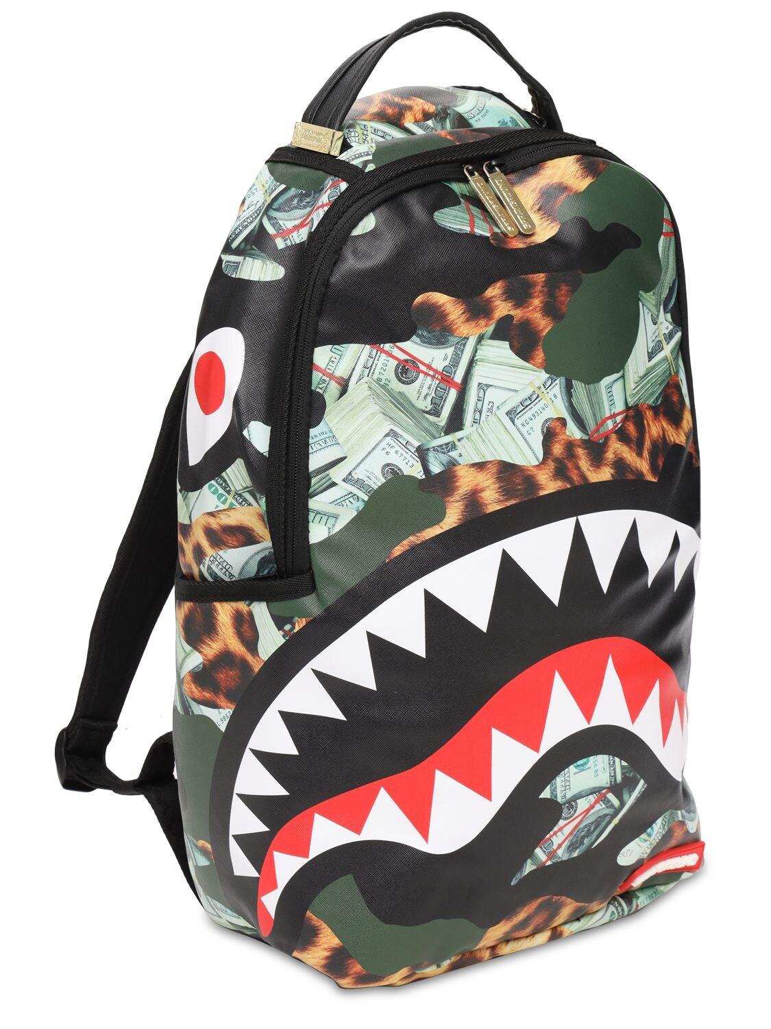 Shop Sprayground Crayon Shark Backpack B5037 multi