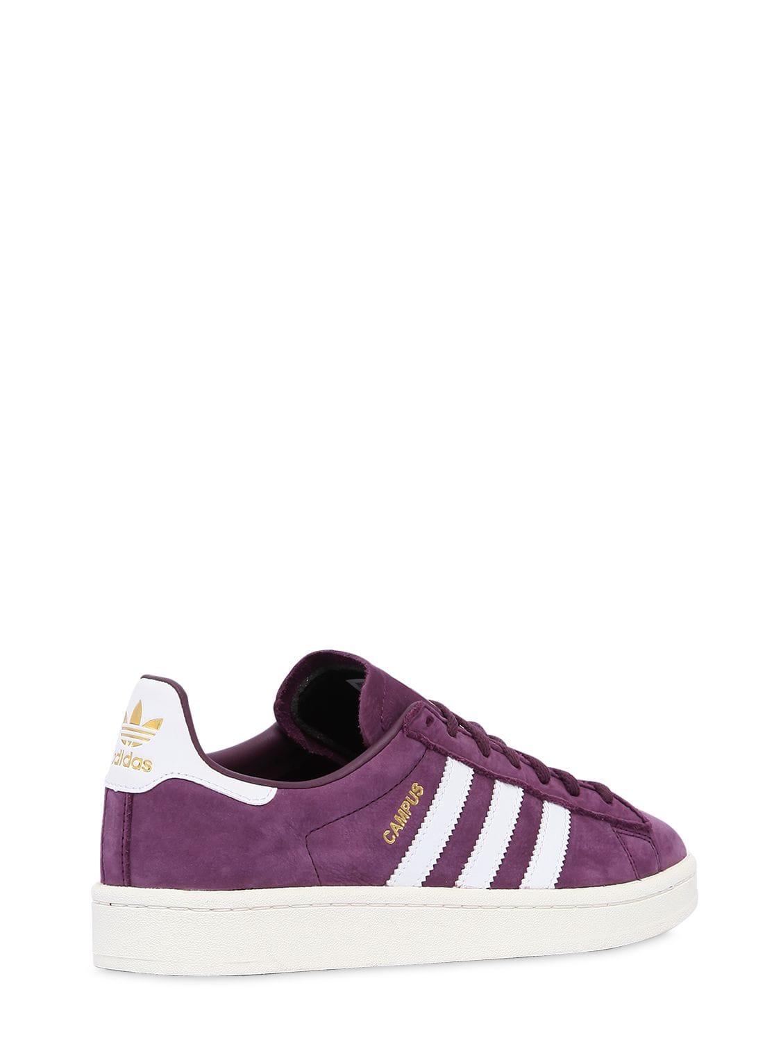 adidas Originals Campus Nubuck Sneakers in Purple | Lyst UK