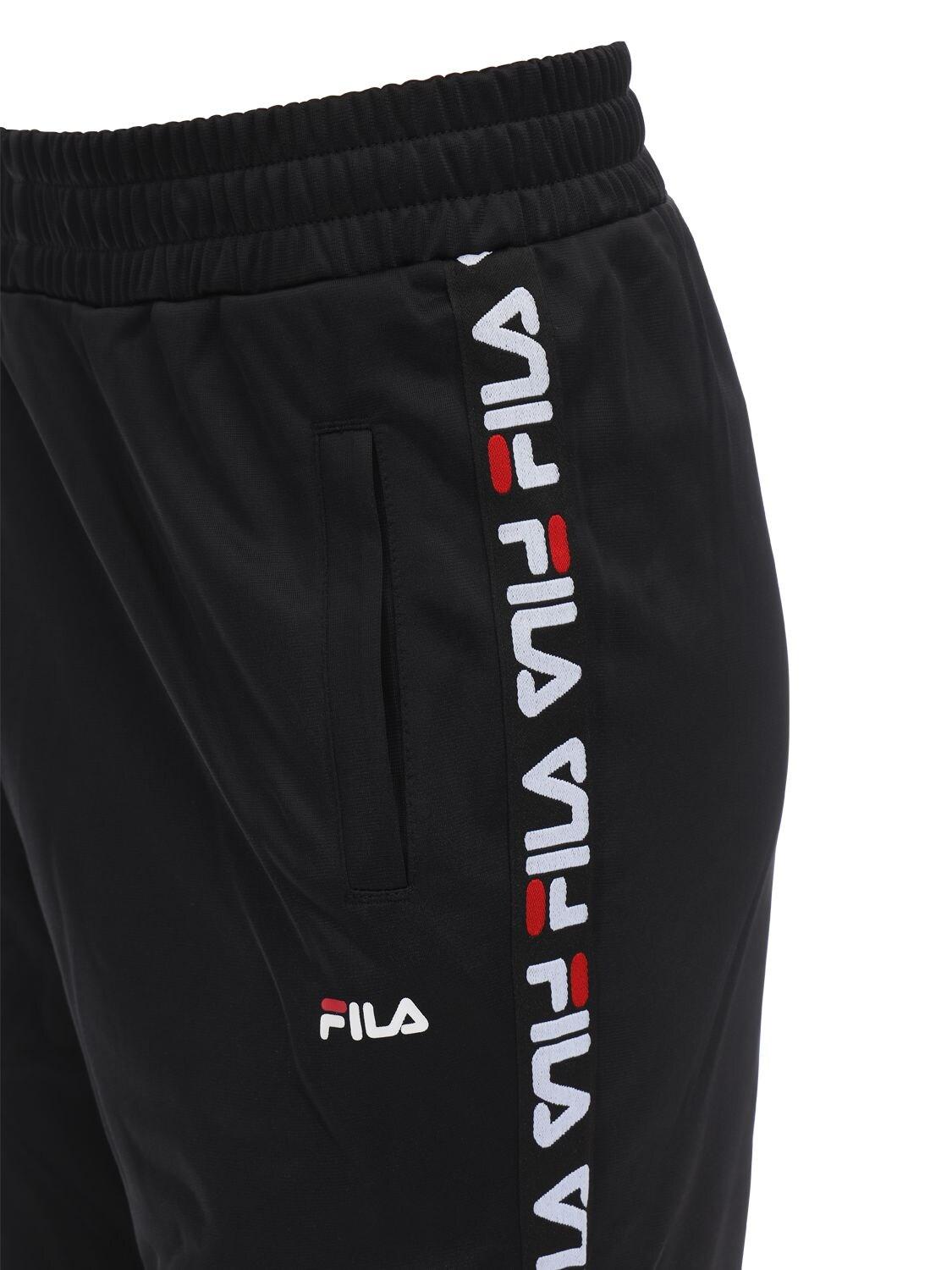 Fila Logo Tape Techno Track Pants in Black for Men - Save 27% - Lyst