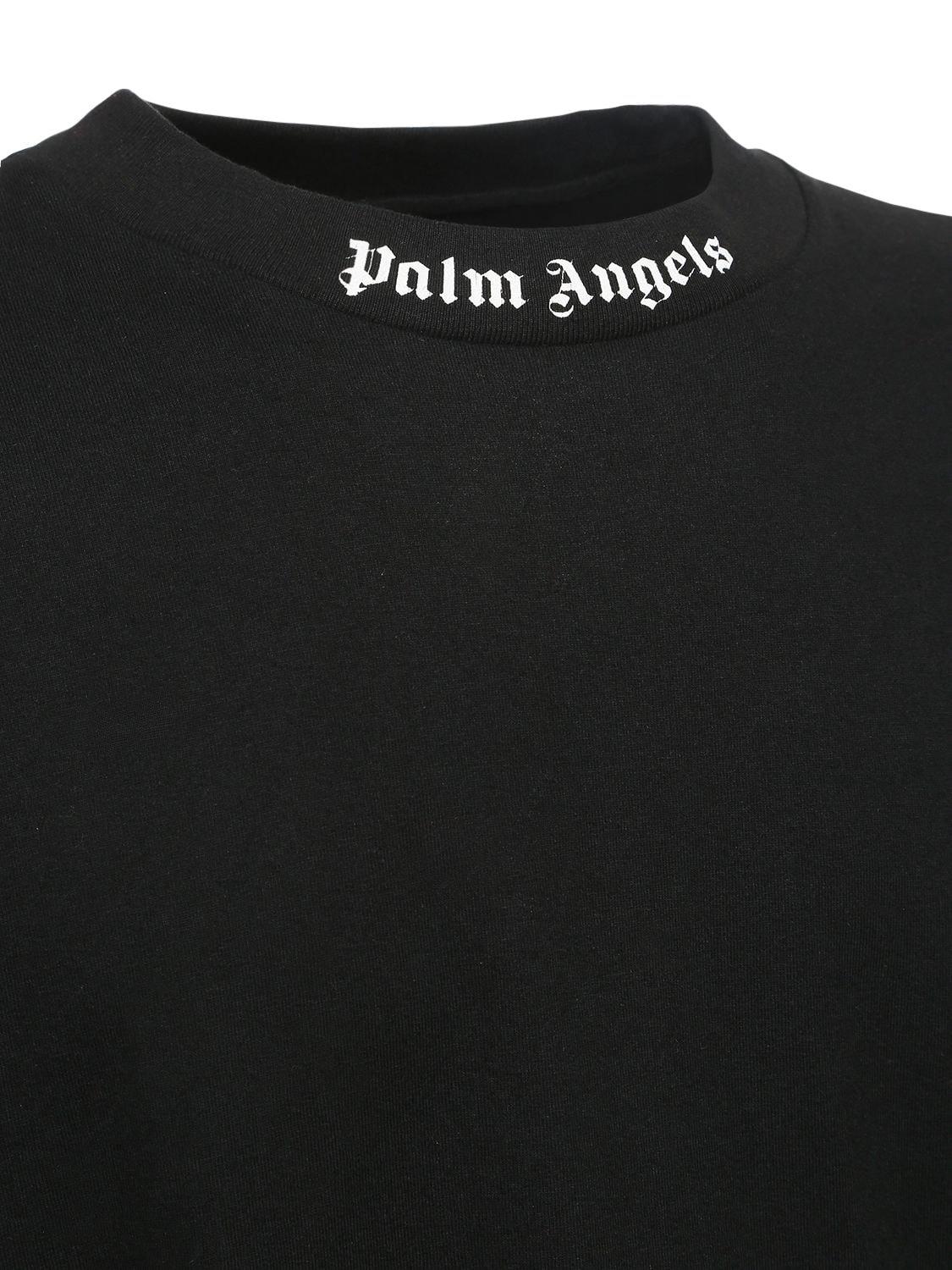 Print Over Cotton Jersey T-shirt 