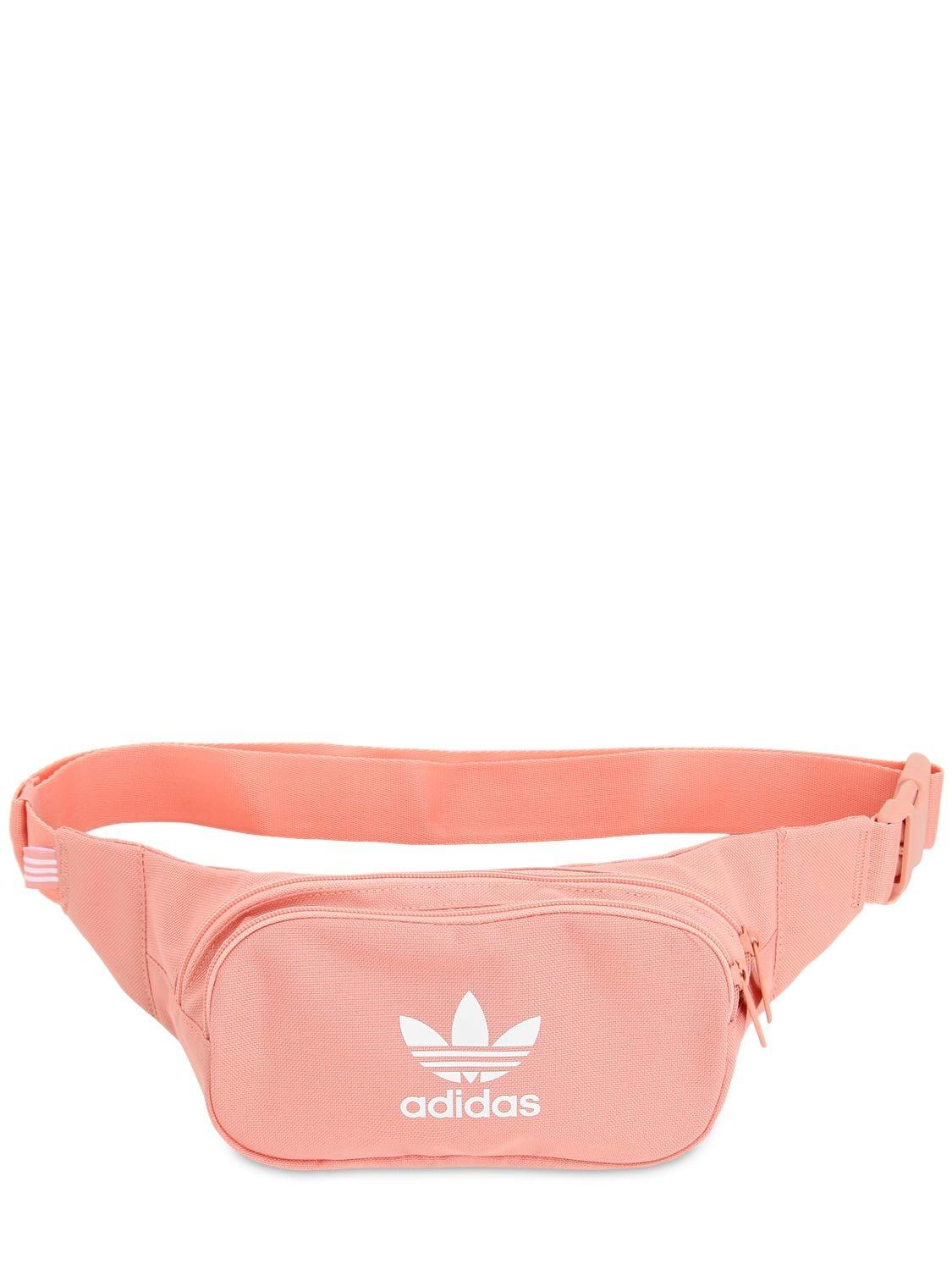 adidas Originals Adicolor Techno Belt Bag in Pink - Lyst