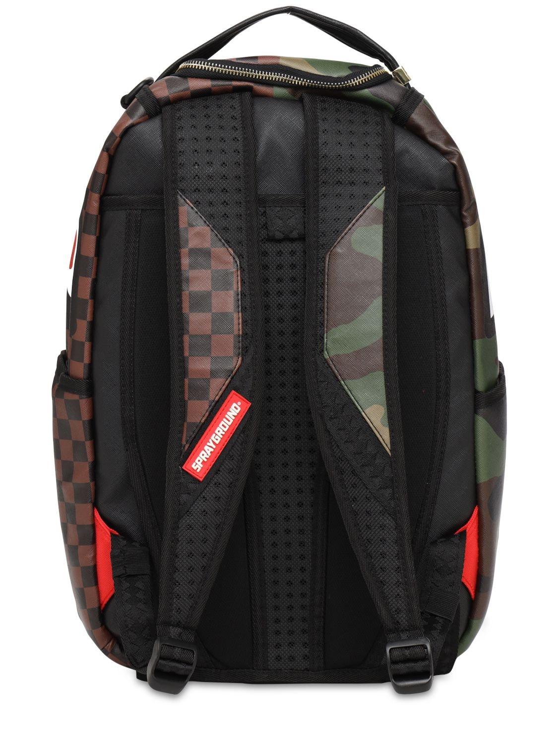 Sprayground Check & Camo Backpack for Men Lyst
