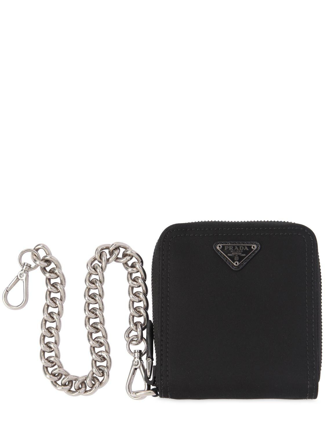 PRADA Re-Nylon Zip Wallet in Black - More Than You Can Imagine