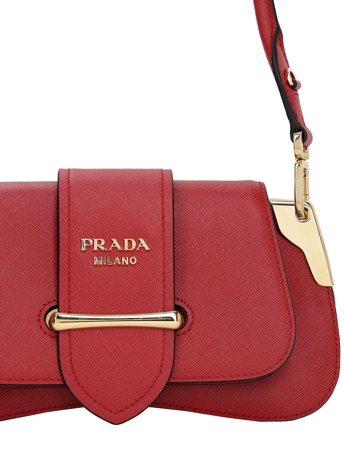 saffiano shoulder bag prada