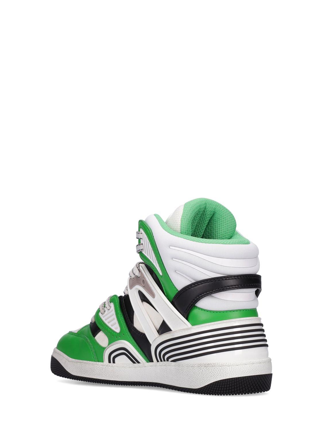 Gucci - Basket High-Top Sneakers - Men - Rubber/Rubber/Fabric - 11 - Green
