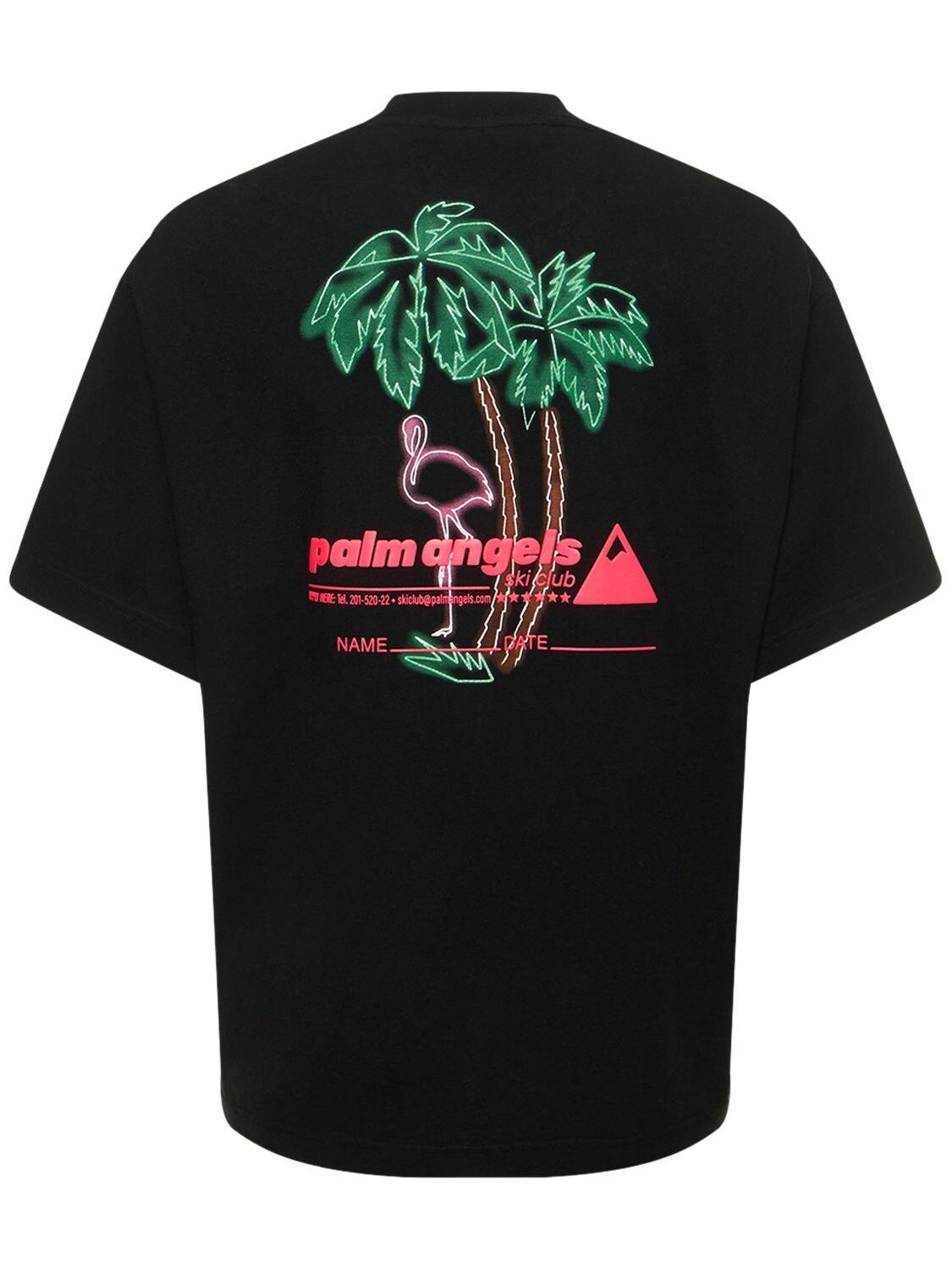 Tシャツ・カットソー Palm Angels Palm Soft Fit T-Shirt Ski Club Palm Angels | Service Announcement