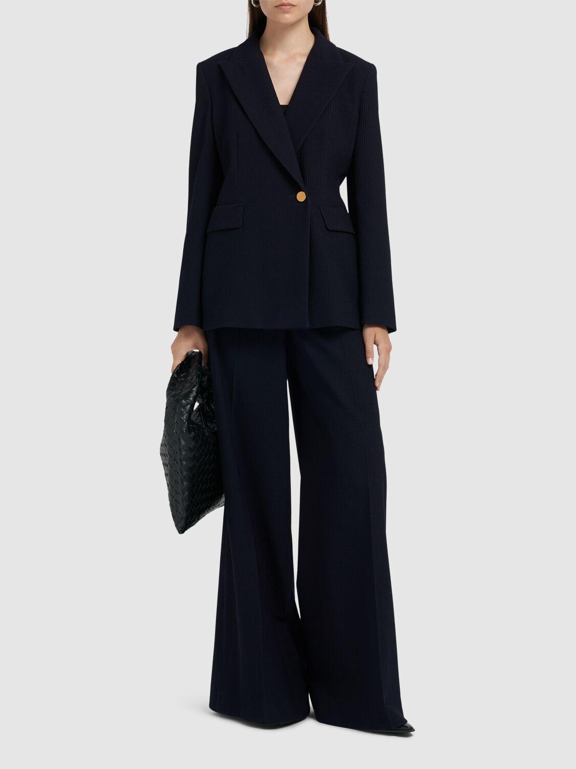 *MAXMARA*Pagano ウールミックス ブレザージャケット ネイビー MAXMARA*Pagano ウールミックス ブレザージャケット ネイビー