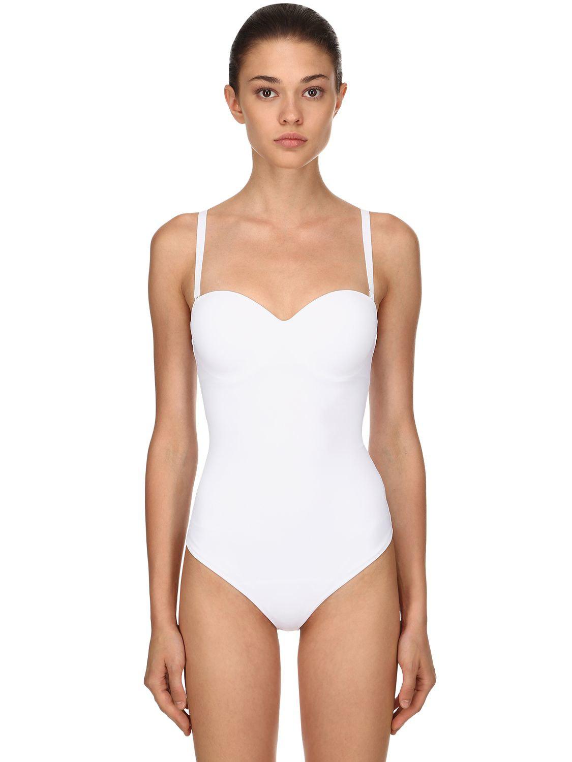 Wolford, Tops, Wolford Viscose Body 7649 White Bodysuit L