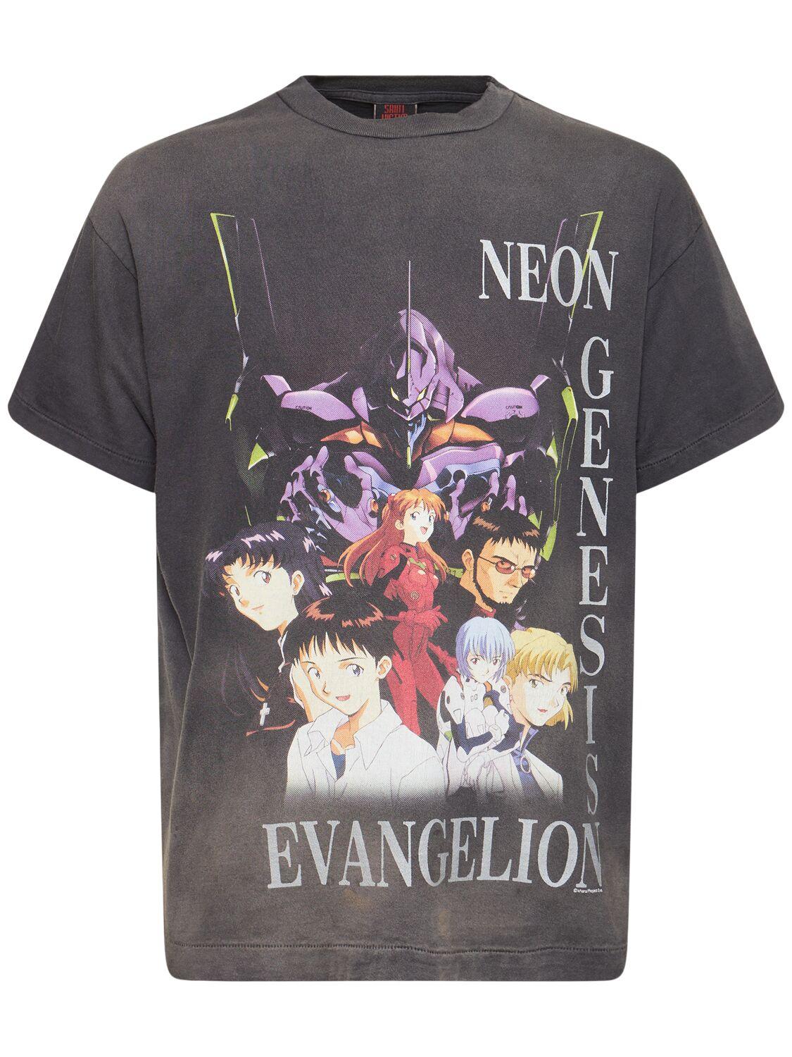 Saint Michael Evangelion X Saint Mx6 T-shirt in Gray for Men