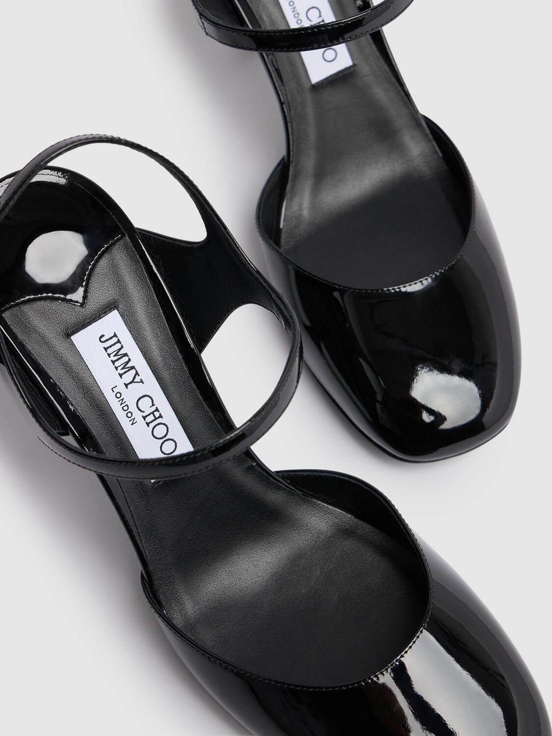 Jimmy Choo レディース ブラック Pixie パテントレザーパンプス Jimmy Choo レディース ブラック Pixie パテントレザーパンプス