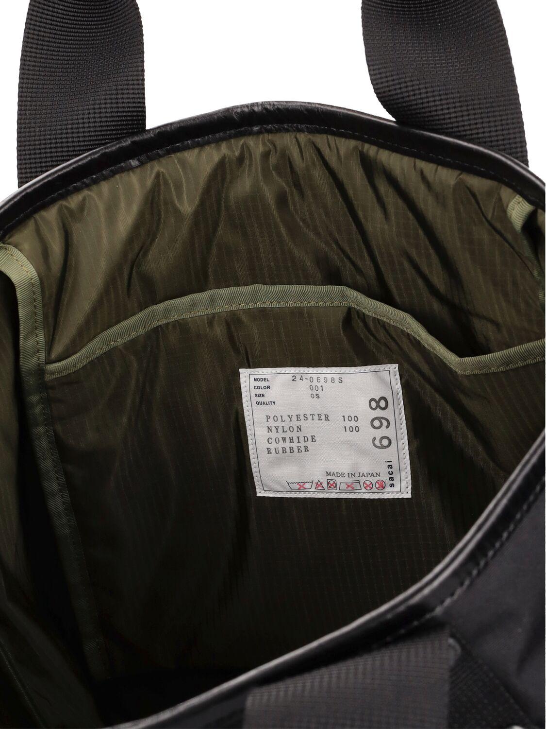 Sacai Coal Medium Tote Bag in Black for Men | Lyst UK