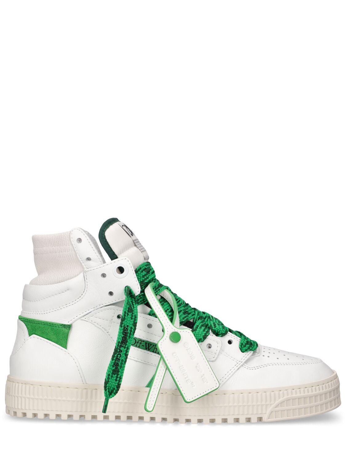Off white sneakers green sale