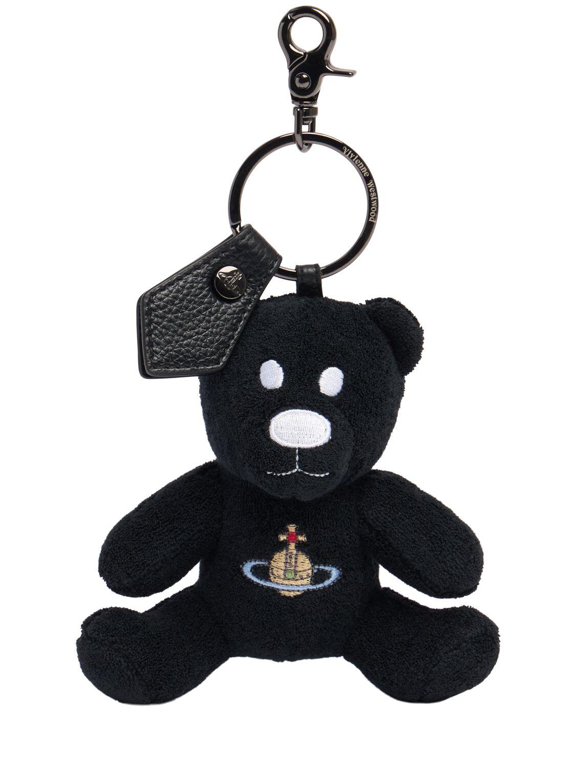 Vivienne Westwood Teddy Bear タータン テディベア キーリング VIVIENNE WESTWOOD Teddy Bear tartan brushed-knit keyring