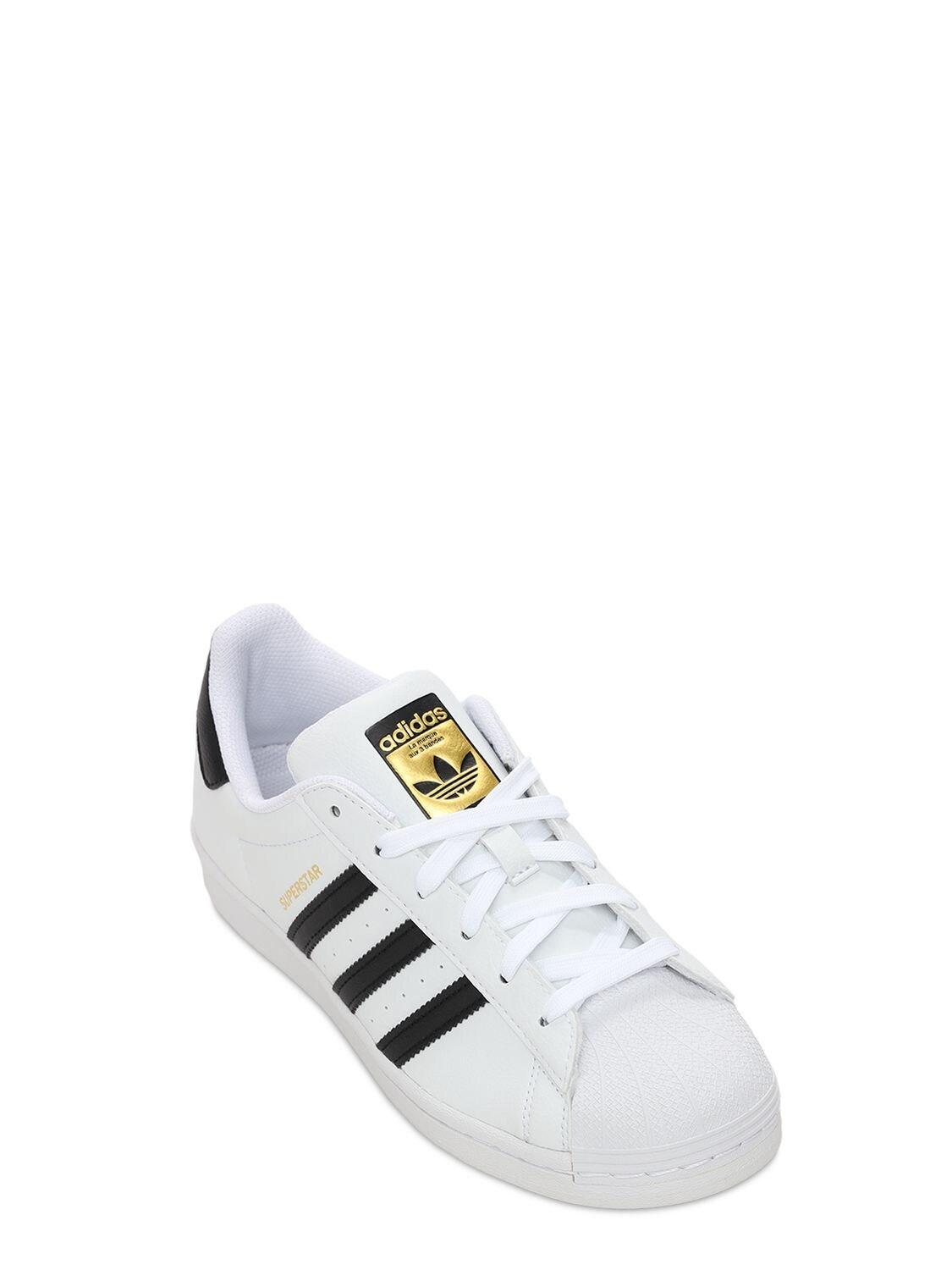 adidas Originals Synthetic Primegreen Superstar Vegan Sneakers in White/Black (White) - Lyst