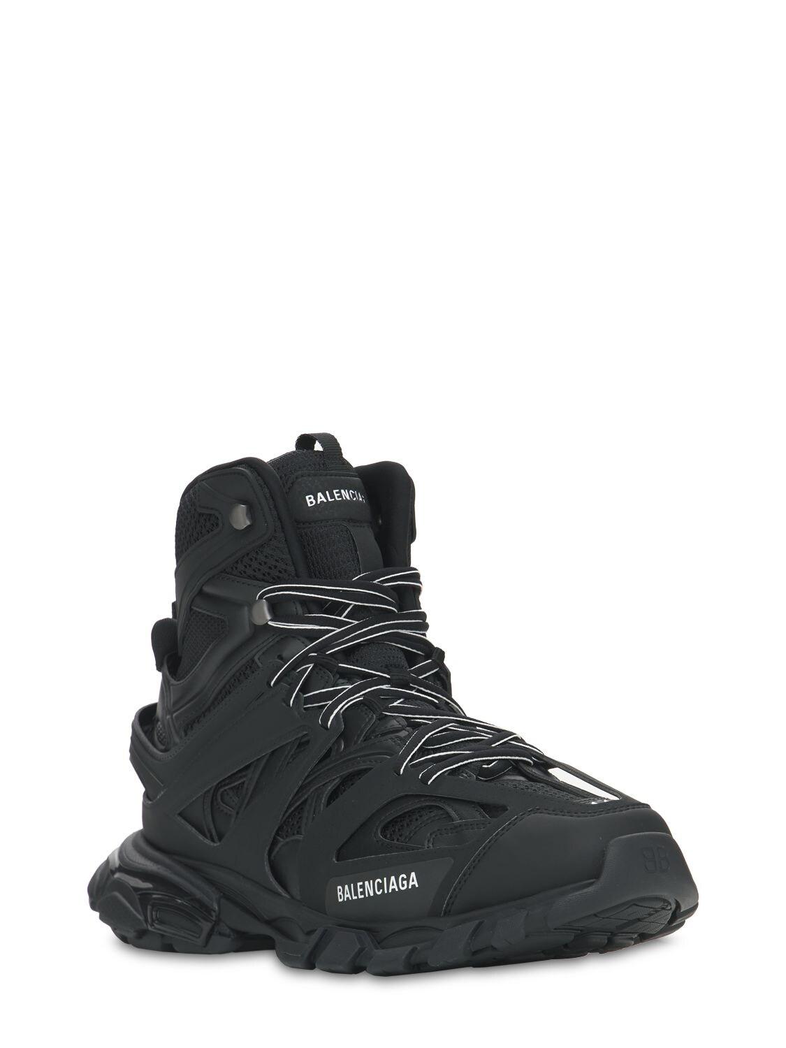 Balenciaga Track Hike Boots in Black for Men | Lyst