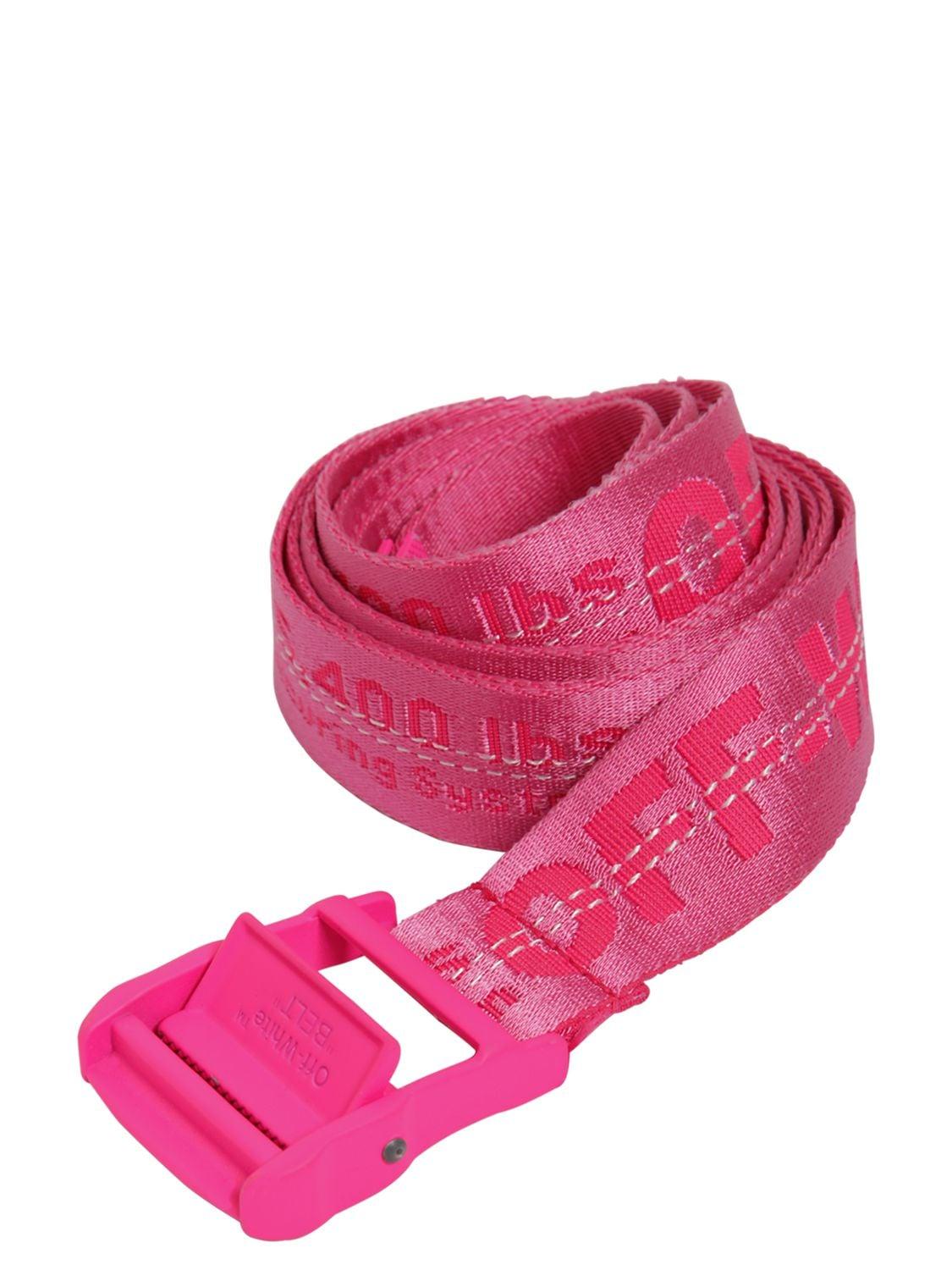ceinture off white rouge