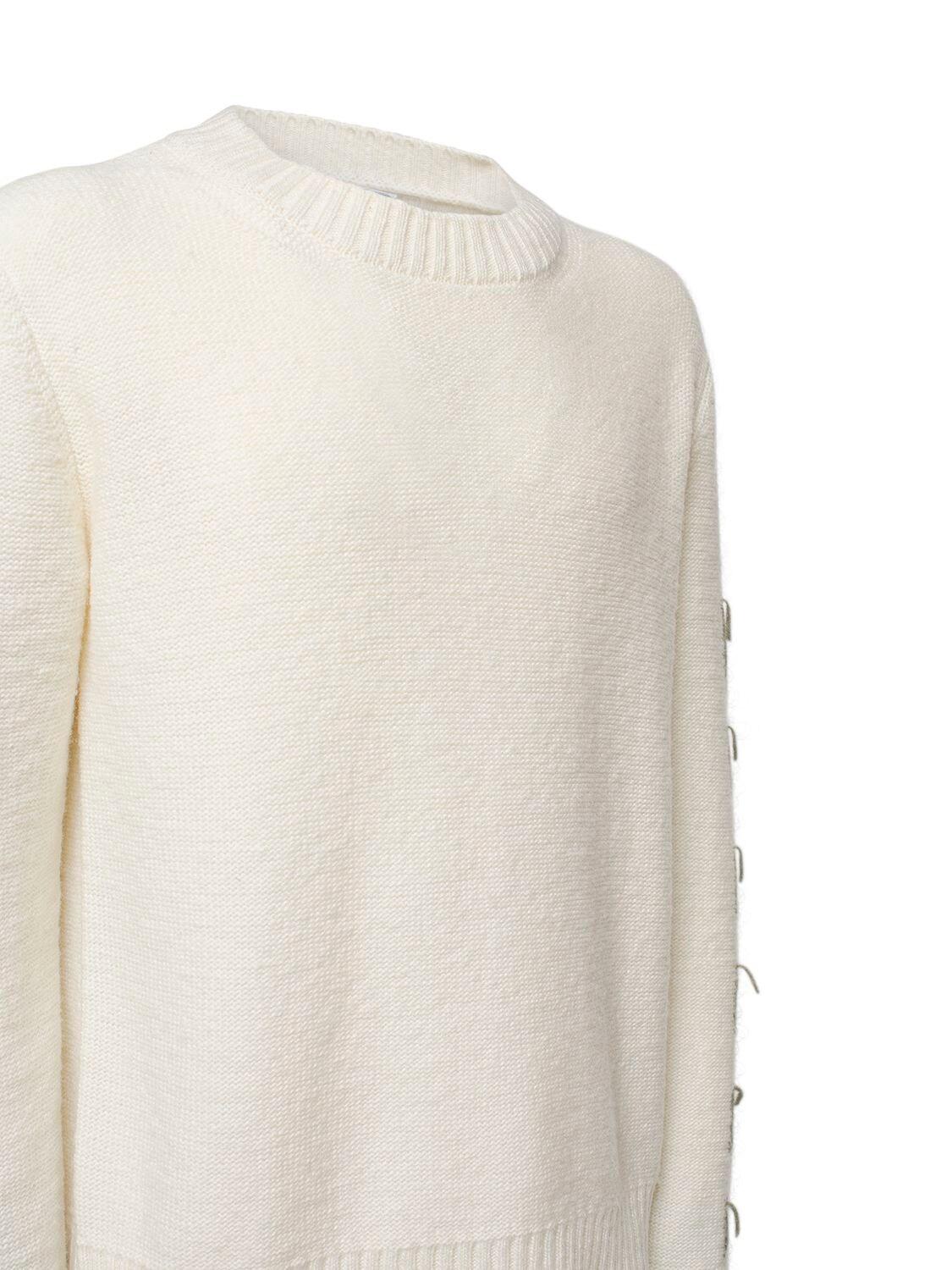 Off-White c/o Virgil Abloh Reverse Arrow Diag Knit Sweater for Men 
