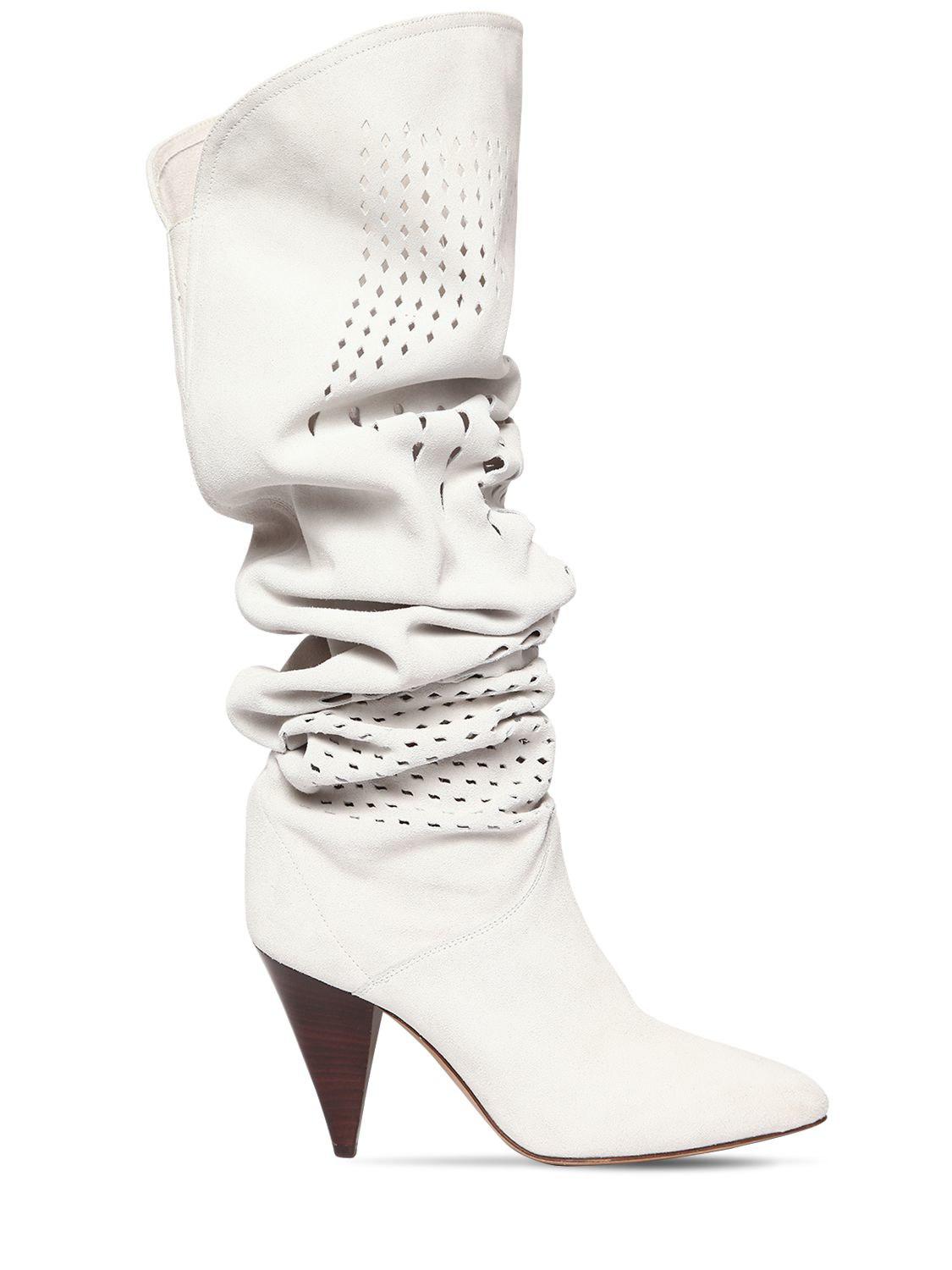 isabel marant boots white