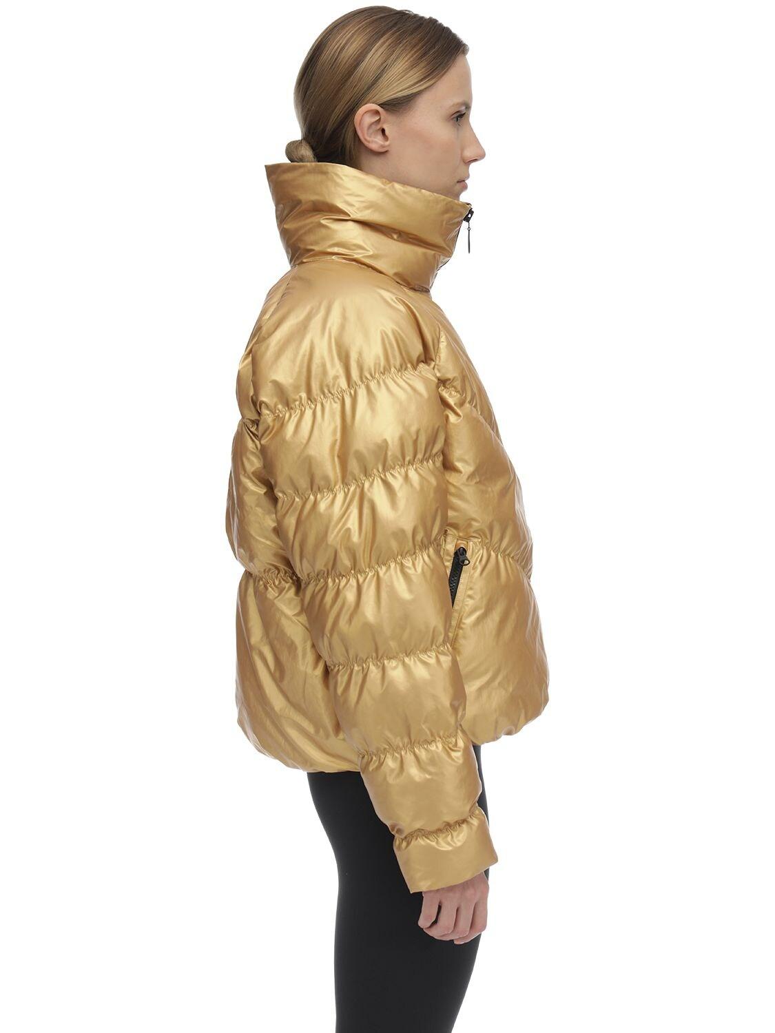 nike blue padded jacket