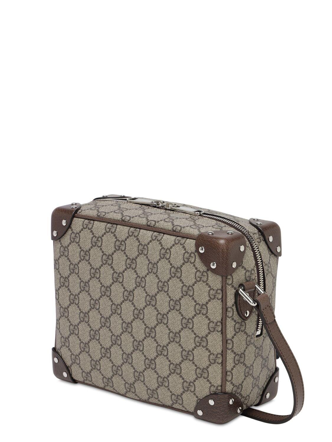 gucci canvas crossbody bag