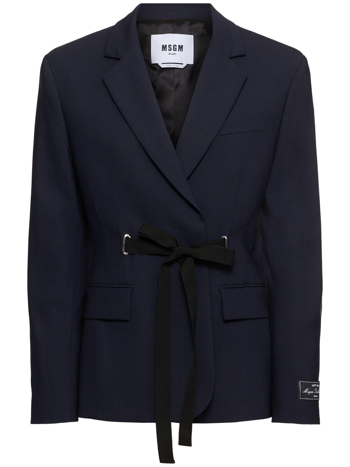 MSGM ウールブレンドジャケット レディース MSGM ジャケット | オンラインセールは最大62%オフ