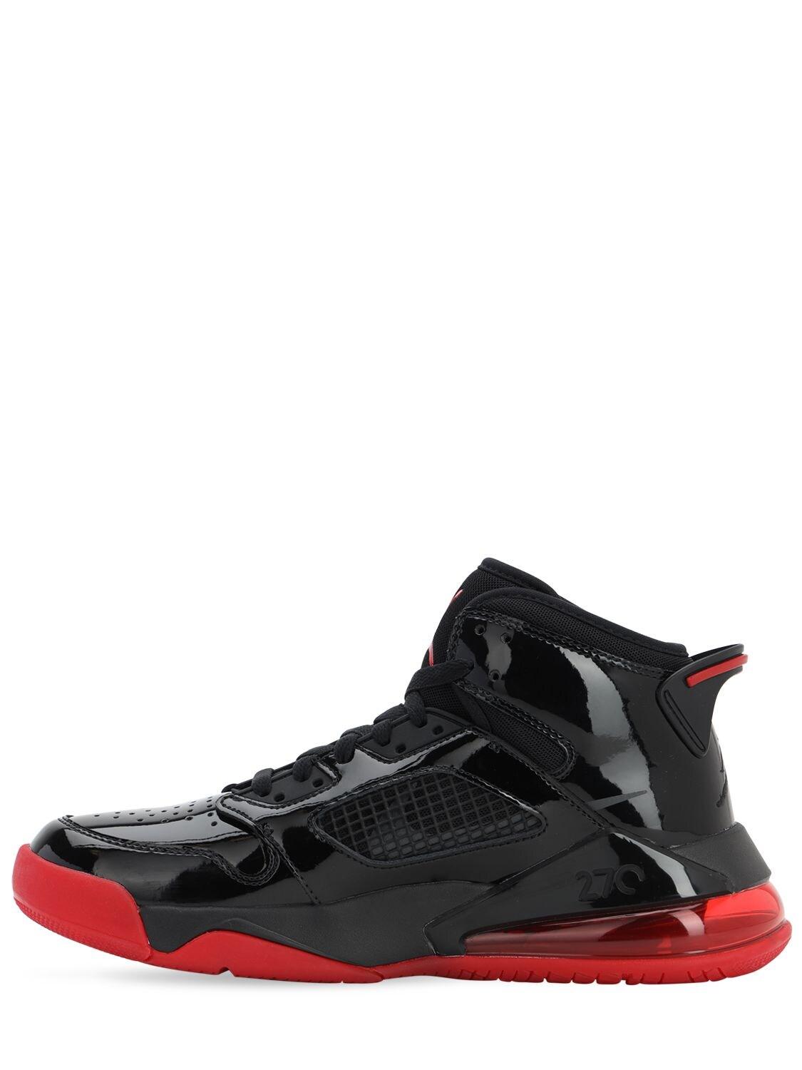 air jordan mars 270 black red