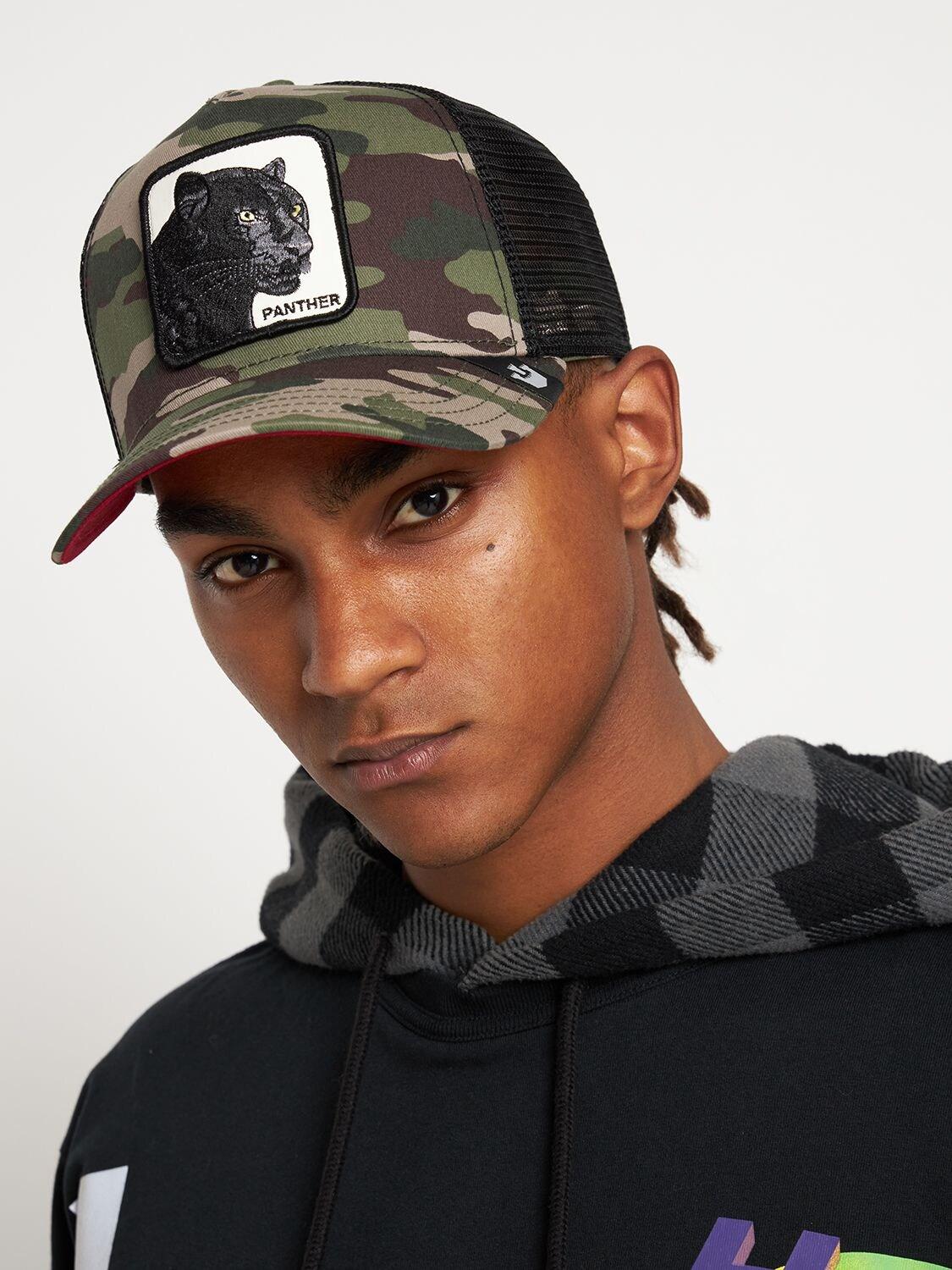 Goorin Bros The Panther Trucker Hat W/patch in Black for Men | Lyst UK