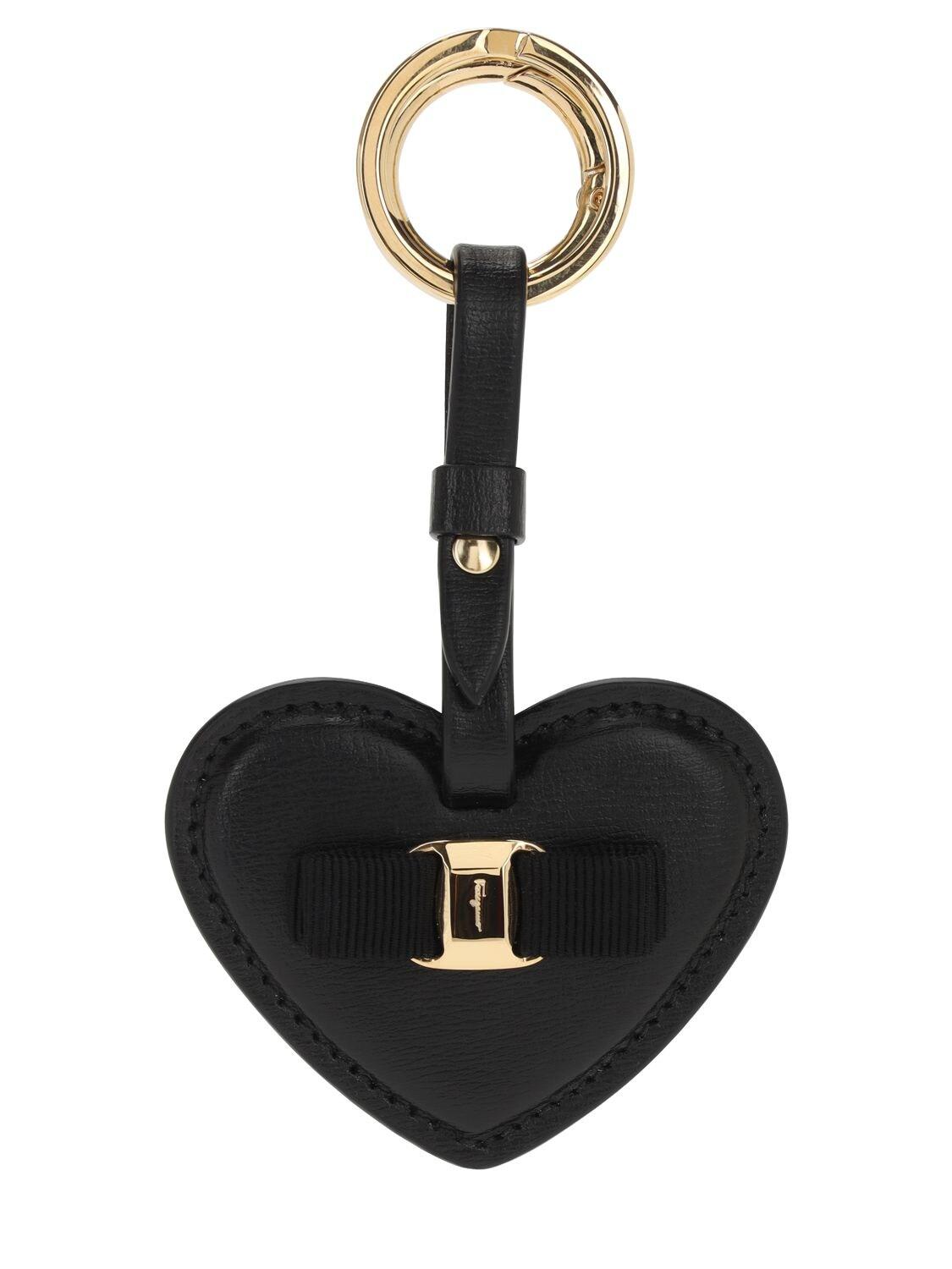 Ferragamo New Vara Leather Key Holder in Black Lyst