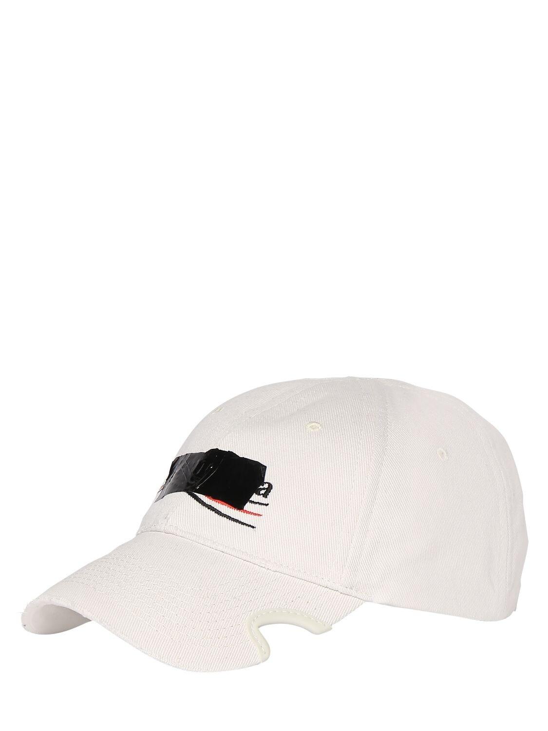 Balenciaga Gaffer Cotton Hat for Men | Lyst