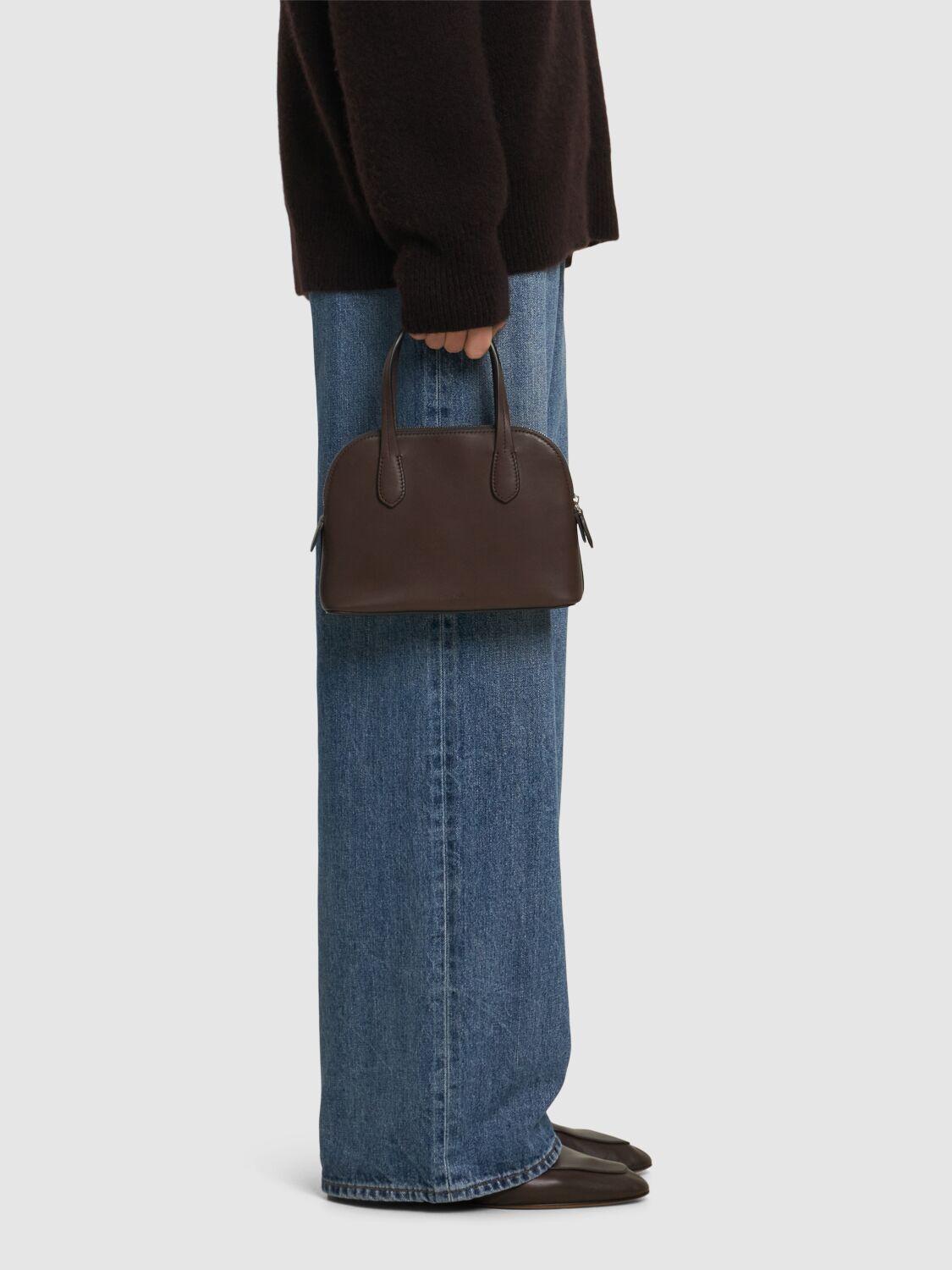 The Row Ingrid サドルレザートップハンドルバッグ ブラウン | Lyst