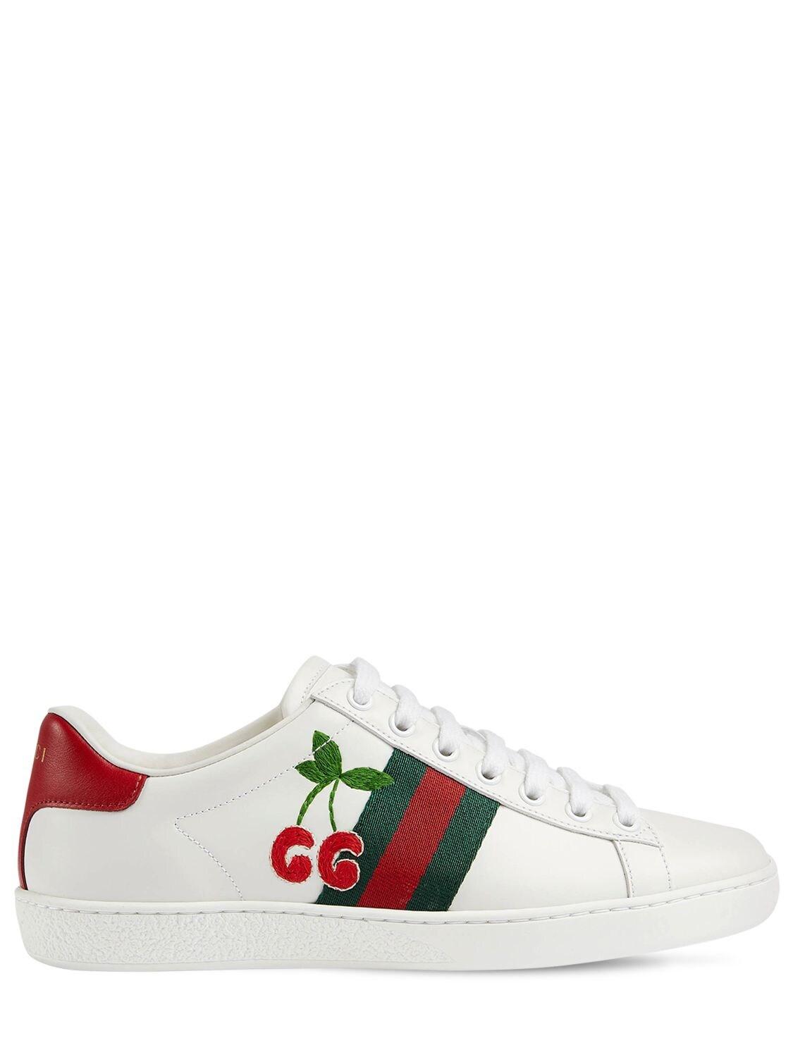 gucci cherry trainers