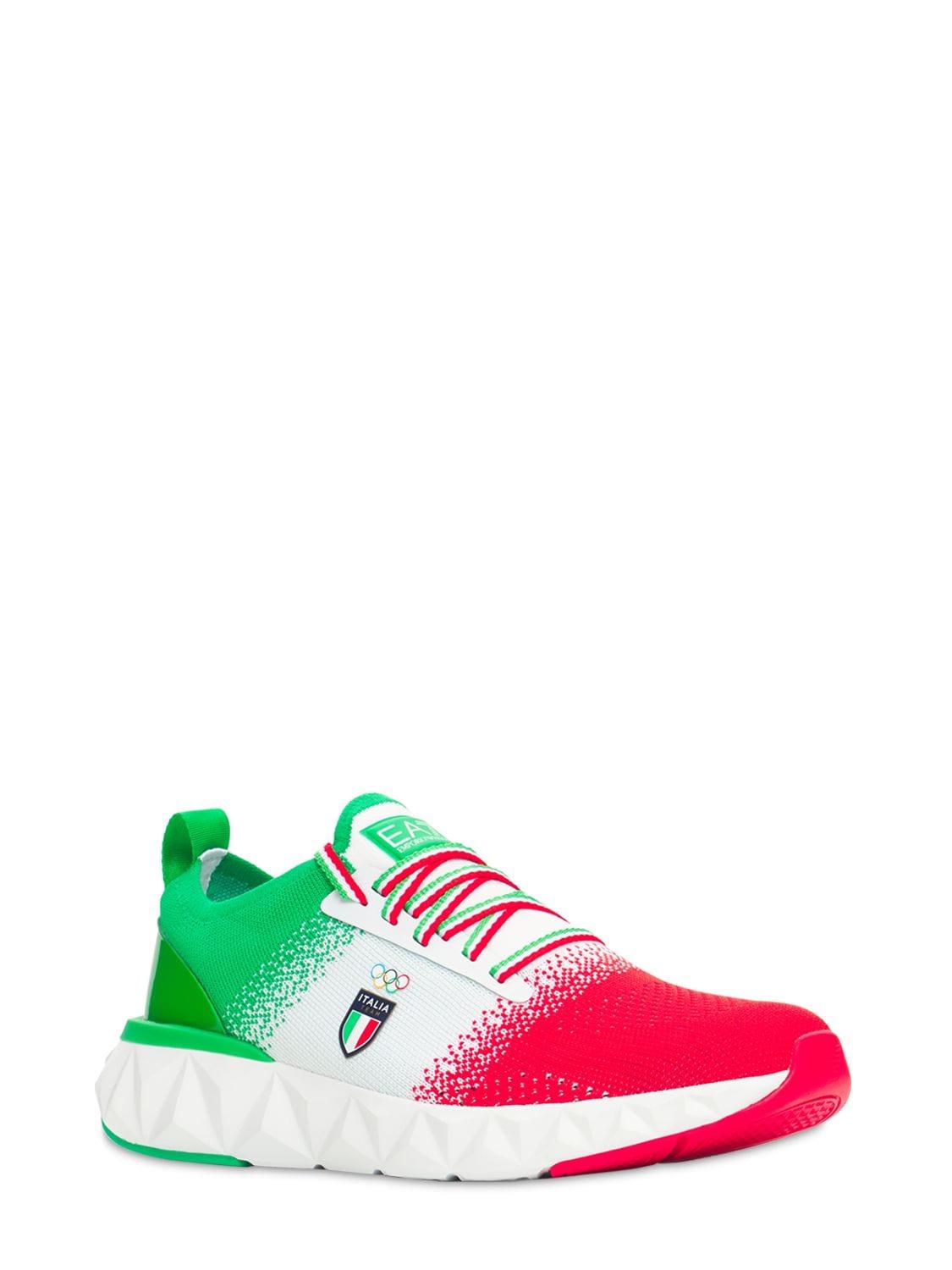 EA7 Italia Olympic Team Sneakers for Men | Lyst