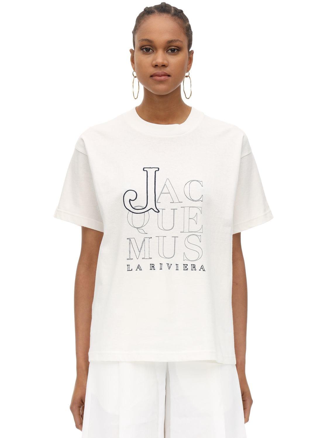 Jacquemus Riviera Cotton T-shirt in 