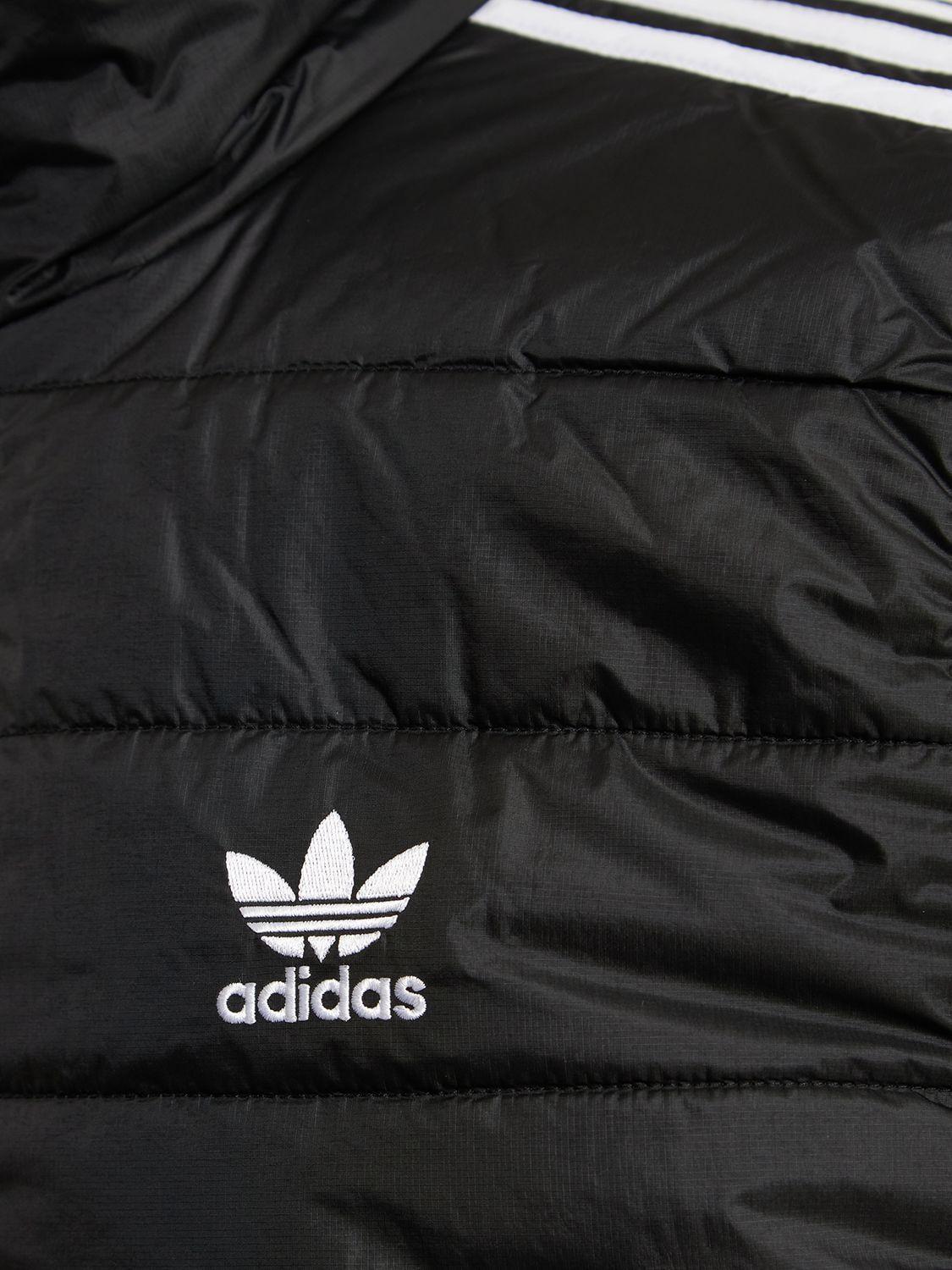 adidas Originals Padded Logo Vest in Black for Men | Lyst